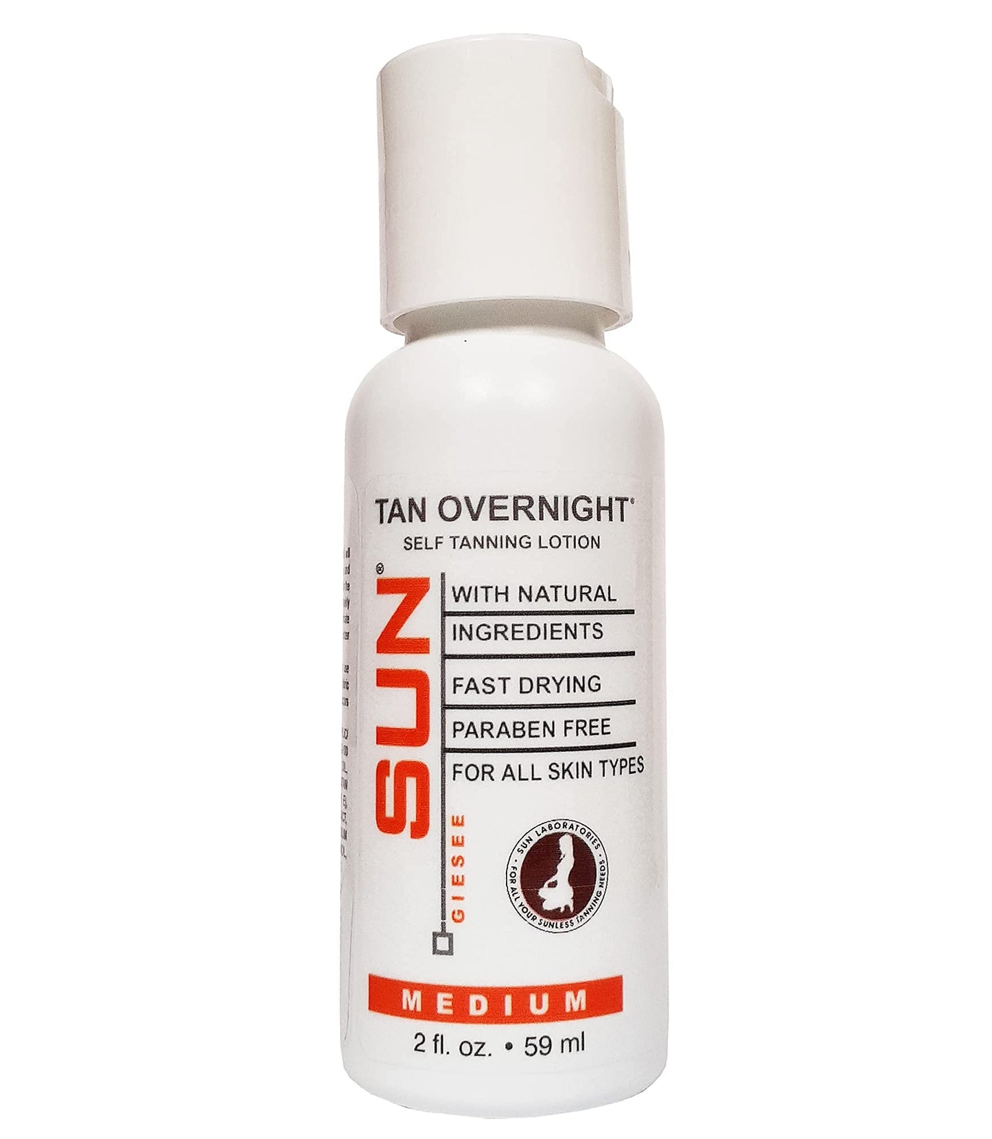 Sun Laboratories By Giesee Tanning Mitt Plus Tan Overnight Self Tanner 2 oz - Self Tanning Lotion, Medium Tone Self Tanner, Organic Sunless Tanning Beauty & Personal Care Sun Laboratories by Giesee
