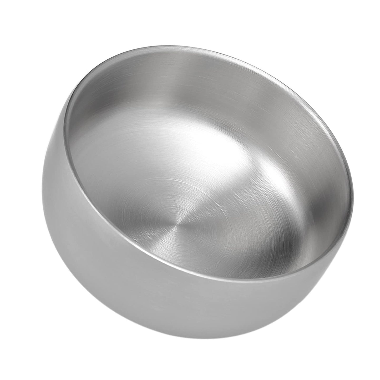 tomvorks Stainless Steel Shaving Bowl Durable Cream Soap Mug for Men Shave Cleaning Bowl for Bathroom Silver Beauty and Personal Care tomvorks