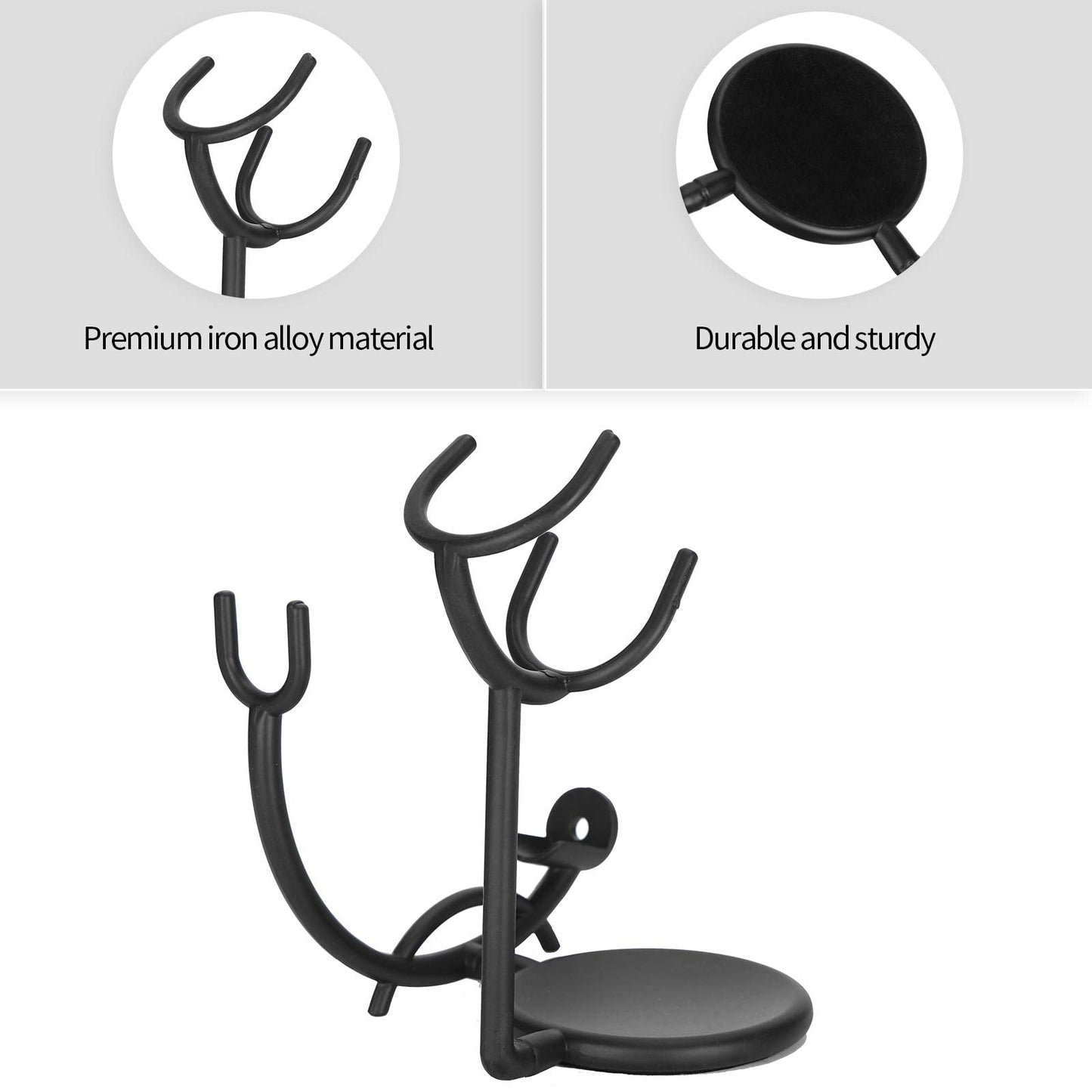Professional Shaving Brush Holder, Universal Shaving Stand, Shaving Brush Stand, And Brush Stand, Metal Safety Beard Brush Holder For Men Safety Face Beauty and Personal Care Betued