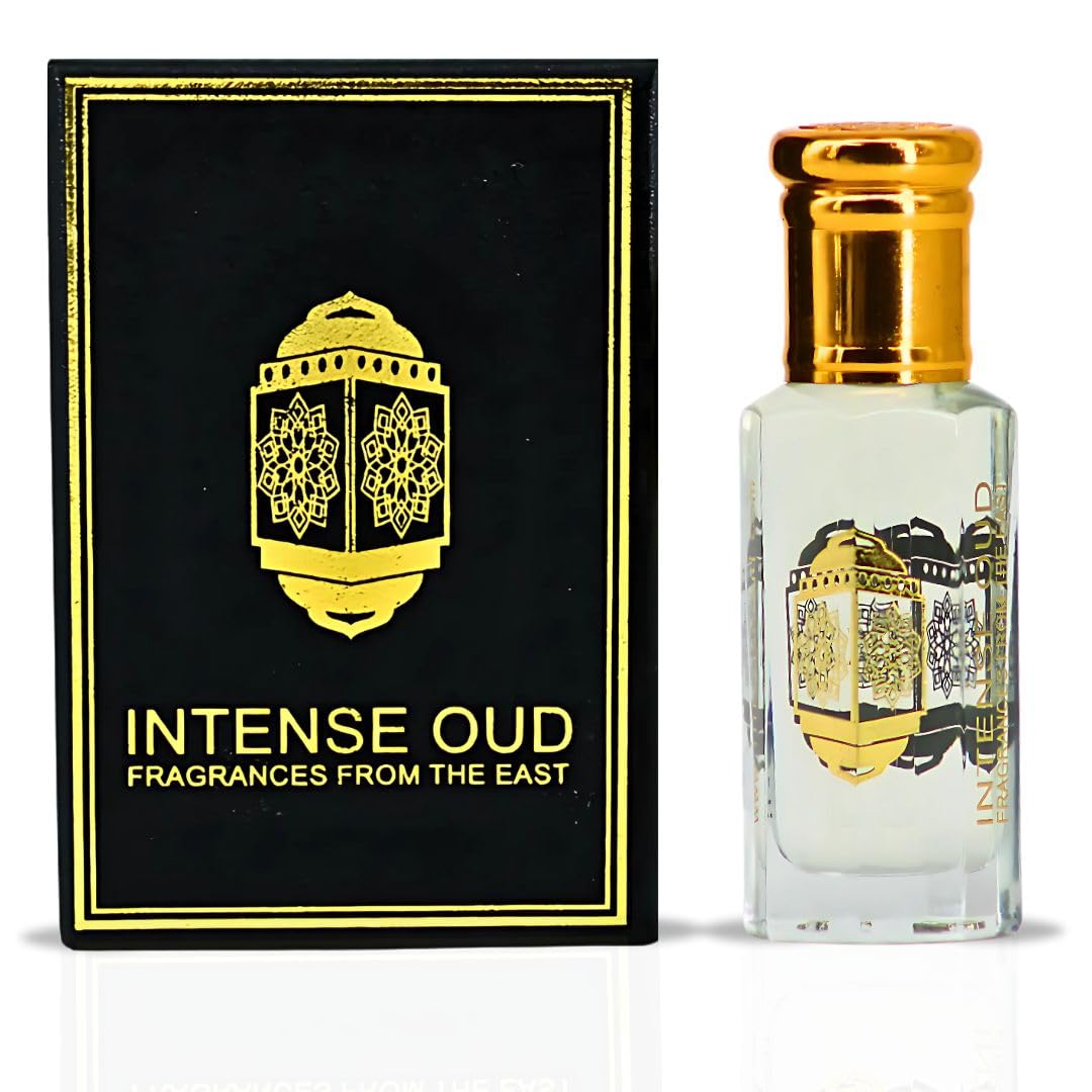 INTENSE OUD Vanilla Rose Long Lasting Arabian Perfume Oils for Women 12ML(0.40 OZ) Fragrance Oil with Rose, Vanilla & Musk Notes - Concentrated Beauty & Personal Care INTENSE OUD