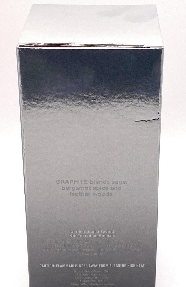 Bath and Body Works Bath & Body Works Graphite Men's Fragrance 3.4 Ounces Cologne Spray (2019 Edition) Beauty & Personal Care Bath & Body Works