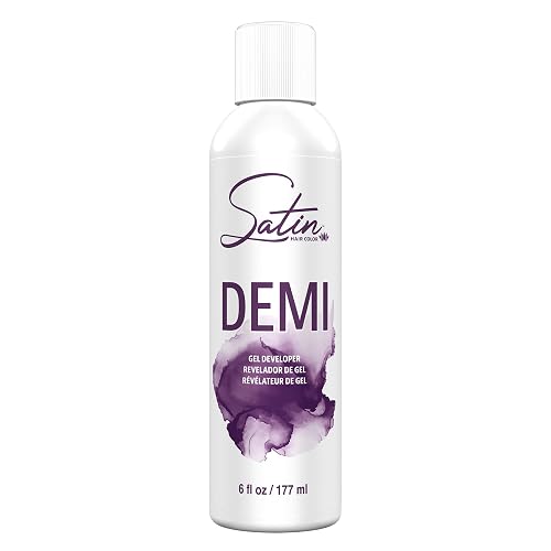 Satin Demi Processing Gel, 6 oz., Formulated Specifically for Satin Professional Hair Color, Enhance Hair Softness and Shine, Cruelty-Free Formula Beauty & Personal Care Developlus