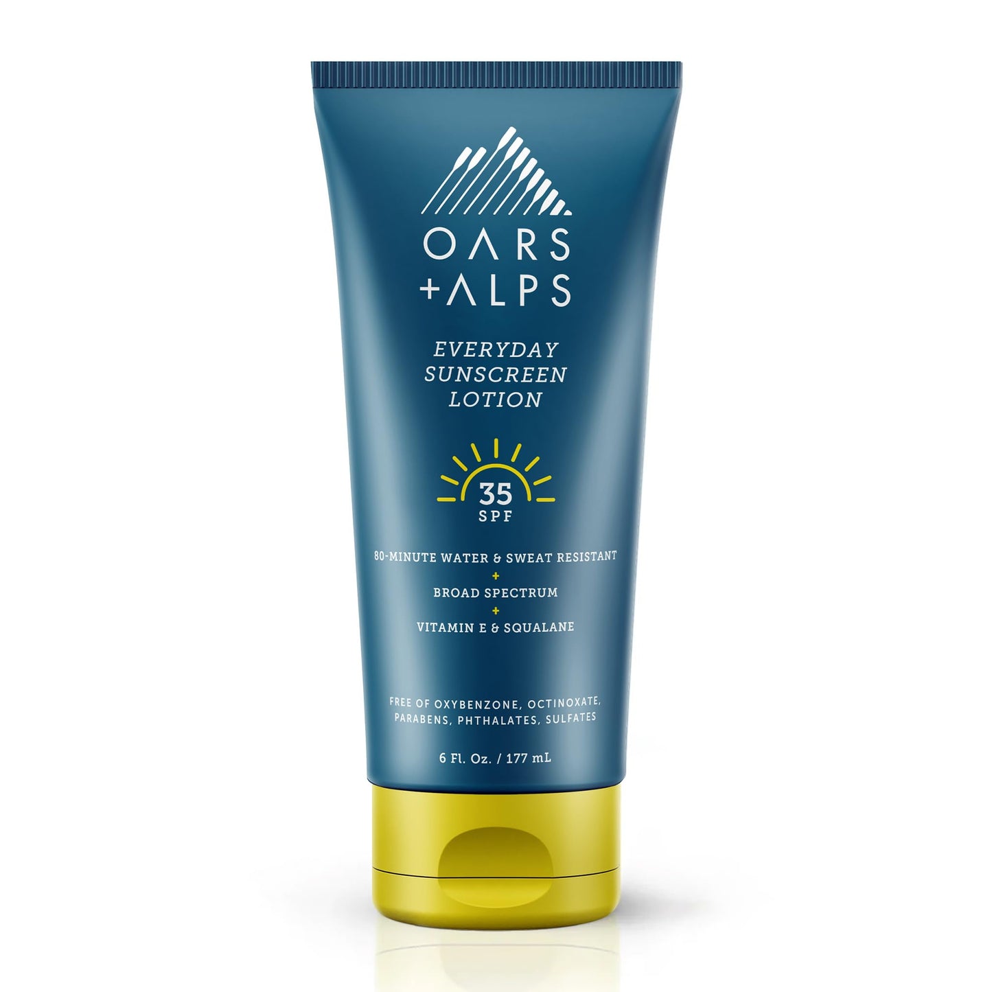 Oars + Alps Sunscreen Body Lotion for Everday Use, SPF 35 Body & Face Sunscreen Lotion, Infused with Aloe Leaf & Vitamin E, No White Residue, Water Beauty & Personal Care Oars + Alps