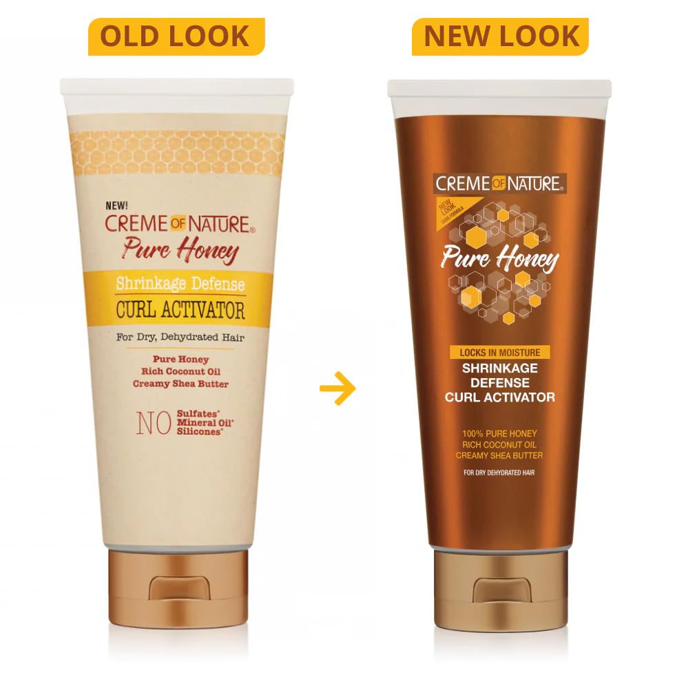 Creme Of Nature Pure Honey Curl Activator 10.5 Ounce Tube (310ml) (2 Pack) Beauty & Personal Care Creme of Nature