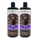Dr. Woods Raw Liquid Black Soap, Body Wash for Men and Women, Gentle Exfoliant, Natural Cleanser for Face, Hands, and Body - 32 Fl Oz, Pack of 2 Beauty & Personal Care Dr. Woods