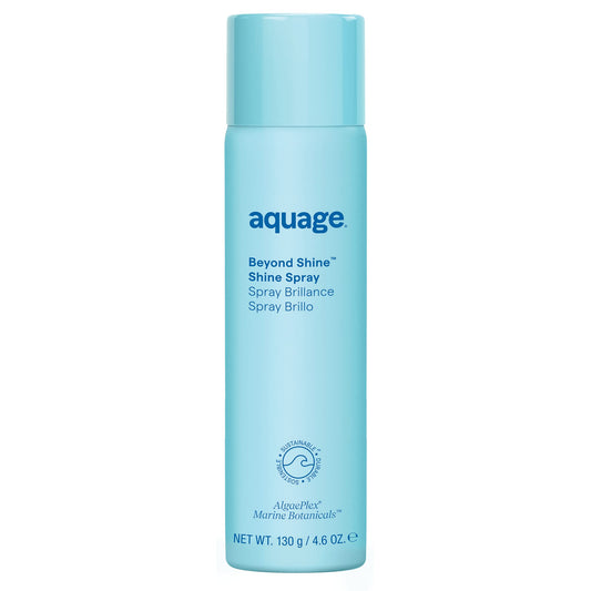 AQUAGE Beyond Shine, Fine-Mist Silkening and Glossing Spray, Creates Shine, Thermal-Pressing Product that Polishes, Silkens, and Smooths Curly Beauty & Personal Care Aquage