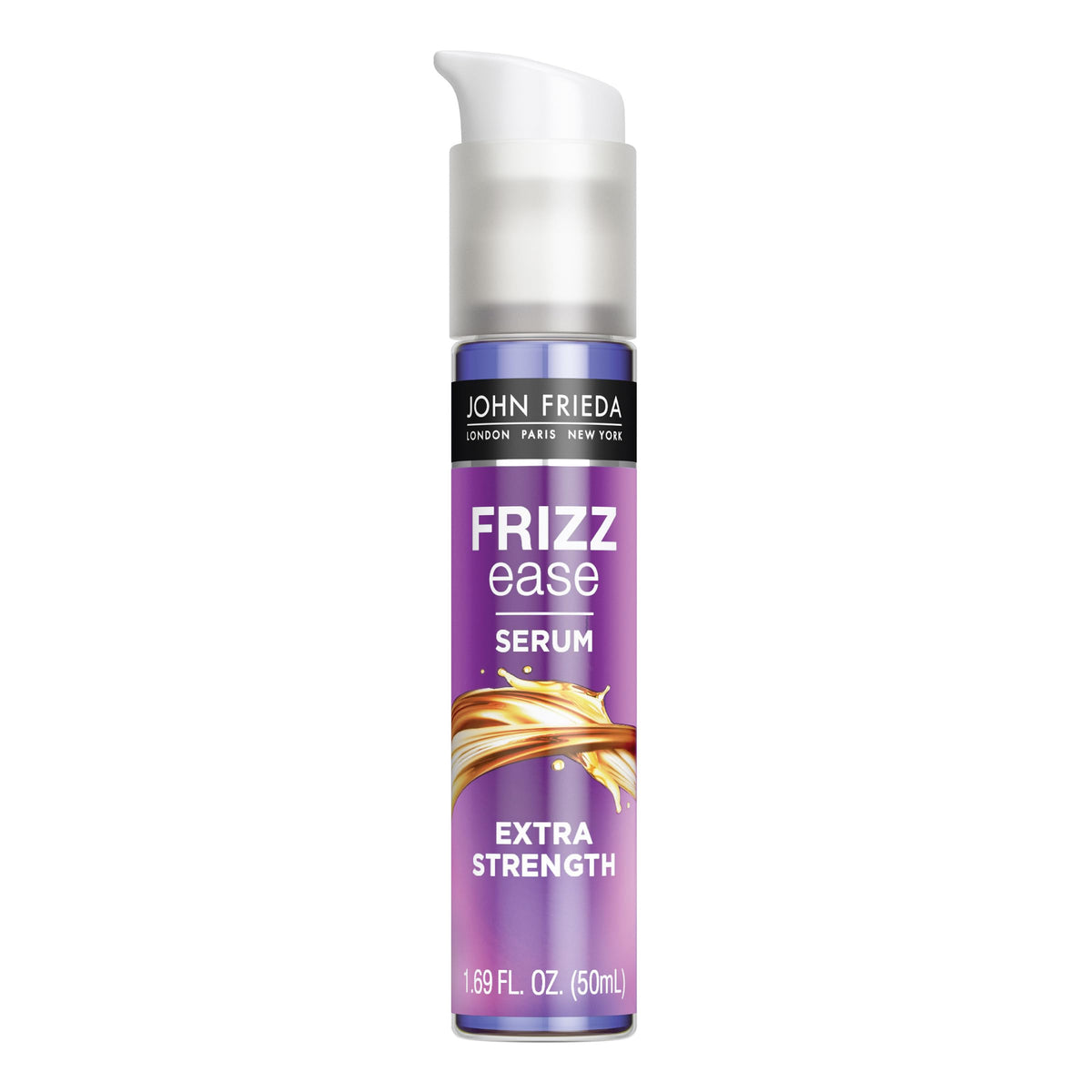 John Frieda Frizz Ease Extra Strength Hair Serum, Instantly Smooths for Healthy, Hydrated, Frizz-Free Hair, for Thick and Coarse Hair, with Argan,