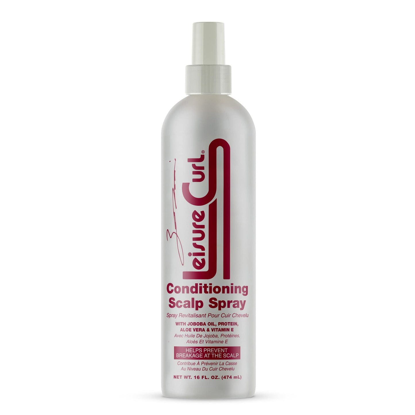 Leisure Curl Conditioning Scalp Spray Regular, 16 fl oz - Pure Aloe Vera, Vitamin E, Jojoba Oil and Protein Enriched Dry Hair Treatment Beauty & Personal Care Leisure Curl