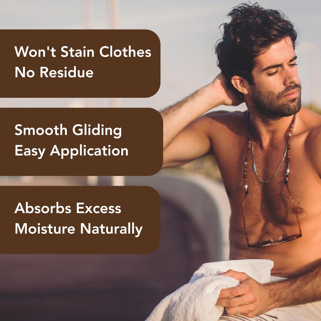 All Natural Deodorant for Men Aluminum Free - Hypoallergenic Men's Deodrant, Magnesium Deodorant for Sensitive Skin - Absorbs Sweat - Won’t stain Beauty and Personal Care MONA