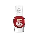 Sally Hansen Good. Kind. Pure. Nail Polish | Plant-Based, Vegan, 16-Free Formula | Opaque, Shiny | 310 Pomegranate Punch | Deep Red Nail Color Beauty & Personal Care Sally Hansen