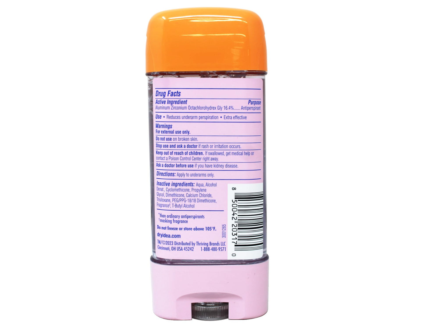 Dry Idea Advanced Dry Unscented Antiperspirant & Deodorant C Beauty and Personal Care Dry Idea