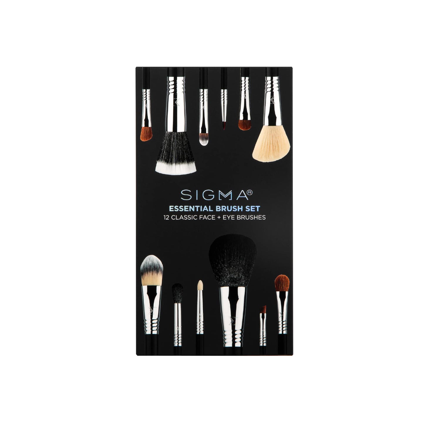 Sigma Beauty Essential Makeup Brushes Set - Professional Grade Makeup Brush Set with Premium Fibers and Sleek, Durable Handles for Face & Eyes Beauty & Personal Care Sigma Beauty