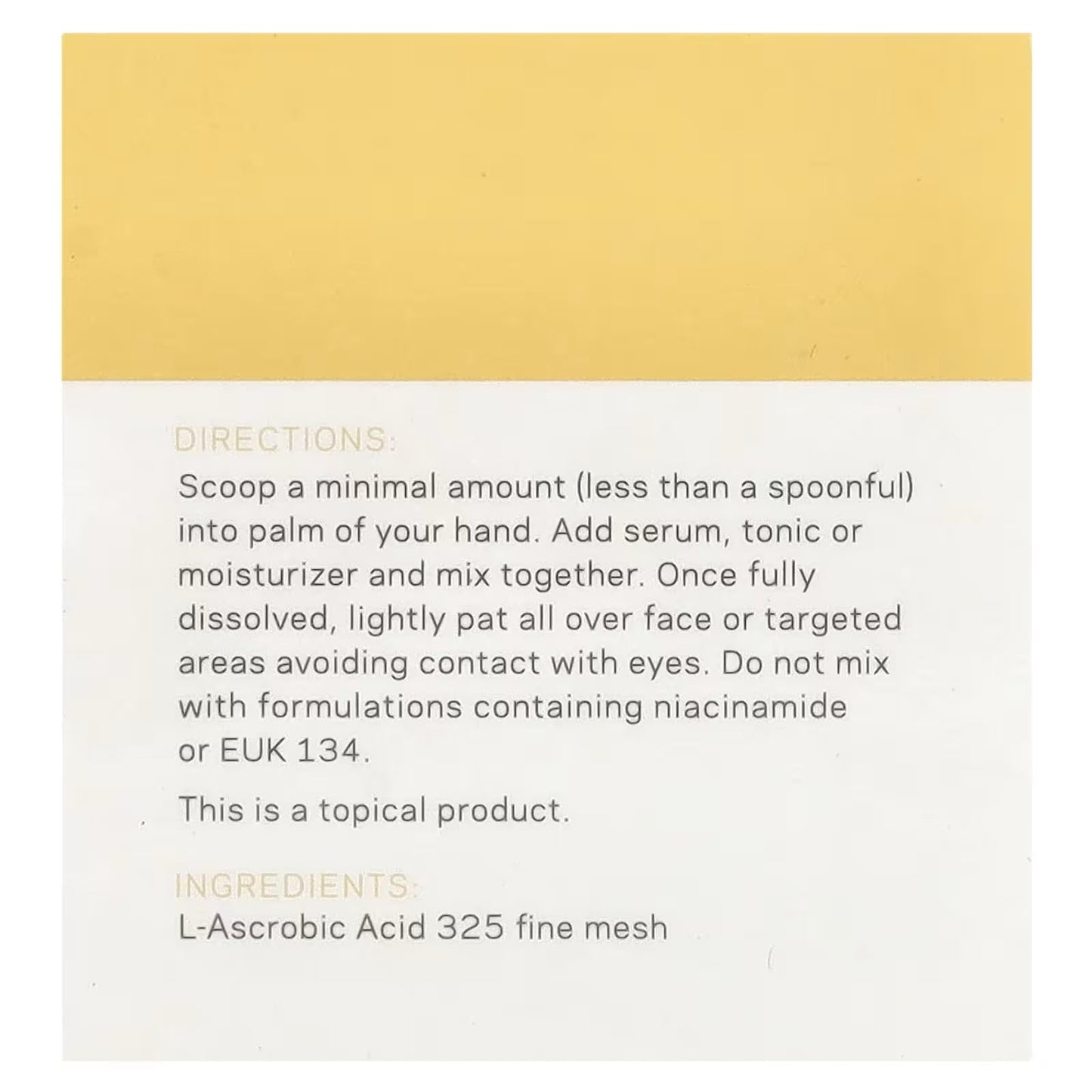 Cosmedica Skincare 100% L-Ascorbic Acid Powder- Vitamin C for Face, Custom Boost for Facial Serums, Hyaluronic Acid Serum, Moisturizer, Night Cream Beauty & Personal Care Cosmedica Skincare