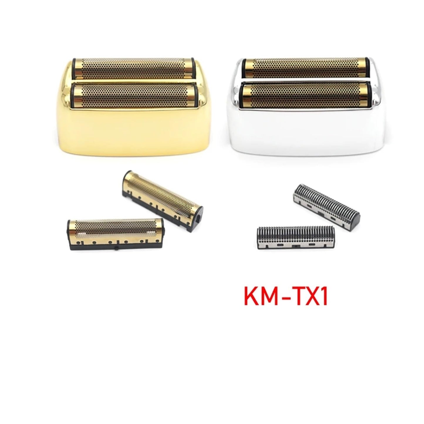 Compatible for Kemei, KM-TX1 Electric Shaver Replacement Double Foiled Blade Net Cover Repair Accessories Wholesales(Blade+Net 2pcs) Beauty and Personal Care WUKMOUMSL