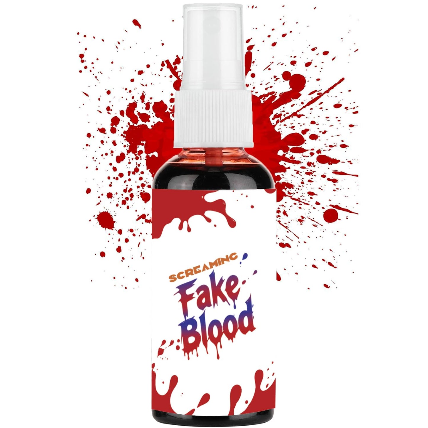 Fake Blood, 2.1oz Fake Blood Spray, Halloween Washable Fake Blood Makeup for Clothes, Zombie, Vampire Cosplay & Dress Up-1pc Beauty & Personal Care zhaoan