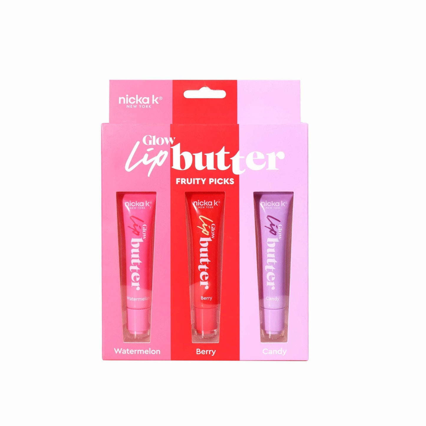 Nicka K New York Glow Lip Butter, Hydrate, Silky Shin, Soft Smooth and Radiant Lips (MLTB03 Fruity Picks) Beauty & Personal Care NICKA K NEW YORK