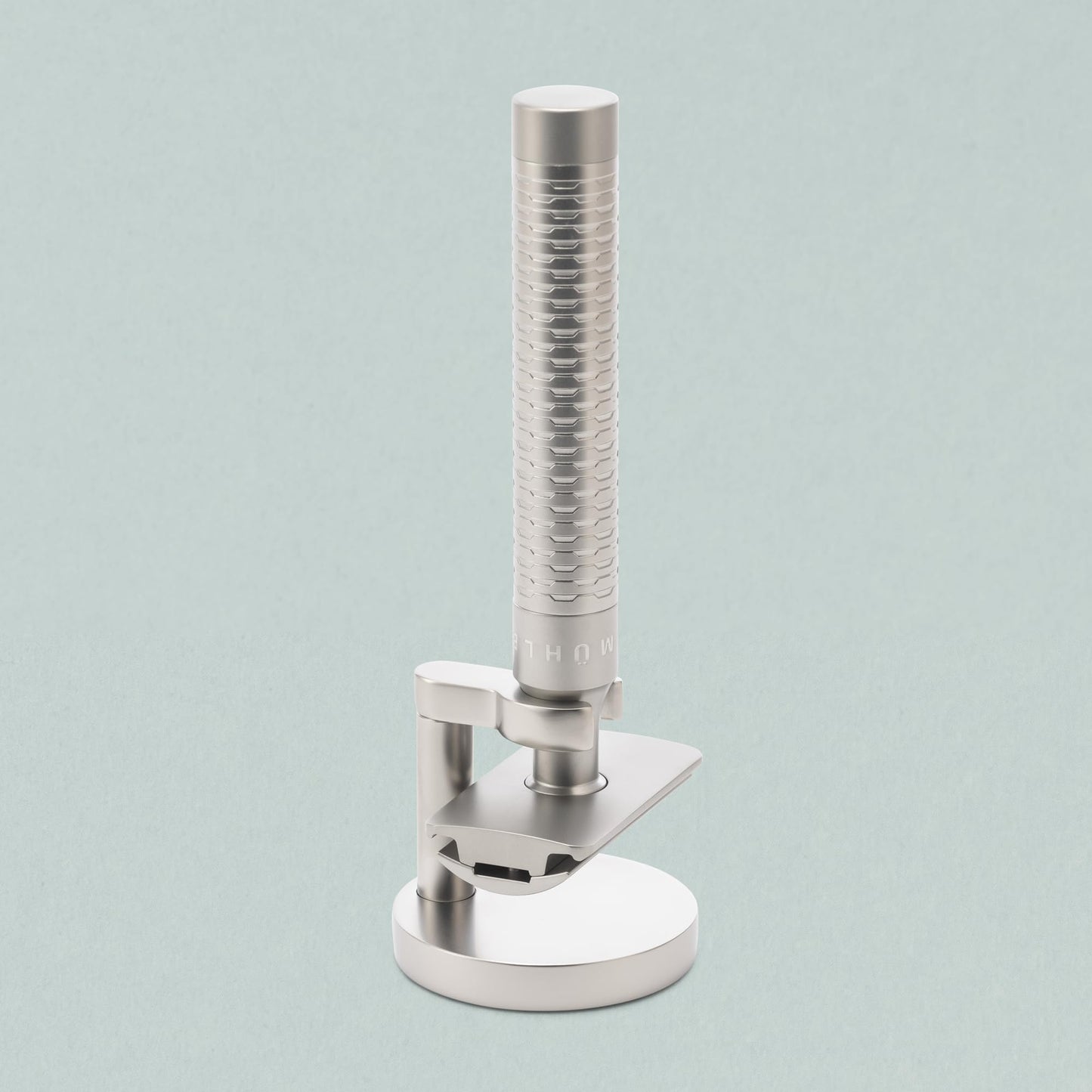 MÜHLE Single Holder for Classic Safety Razors - For ROCCA and COMPANION Razors - Matt Chrome Shaving Stand Beauty and Personal Care MÜHLE