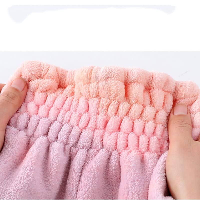 HIONJIN Microfiber Rainbow Bow Shower Cap Female Quick Dry Hair Towel Shower Wrap Beauty and Personal Care HIONJIN