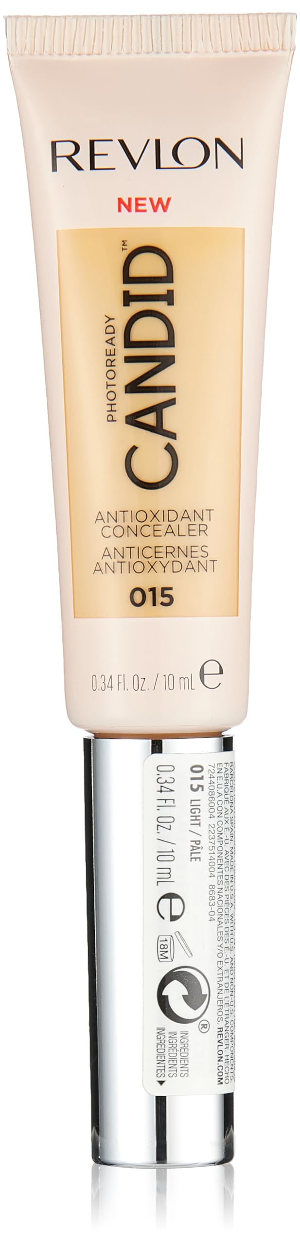 Revlon Concealer Stick, PhotoReady Candid Face Makeup with Anti-Pollution & Antioxidant Ingredients, Longwear Medium-Full Coverage Infused Beauty & Personal Care REVLON