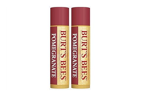 Burt's Bees Lip Balm, Pomegranate Oil, 0.15 oz, 2 pack, Burgundy,(ba-boo-byi-com2551) Beauty & Personal Care Burt's Bees