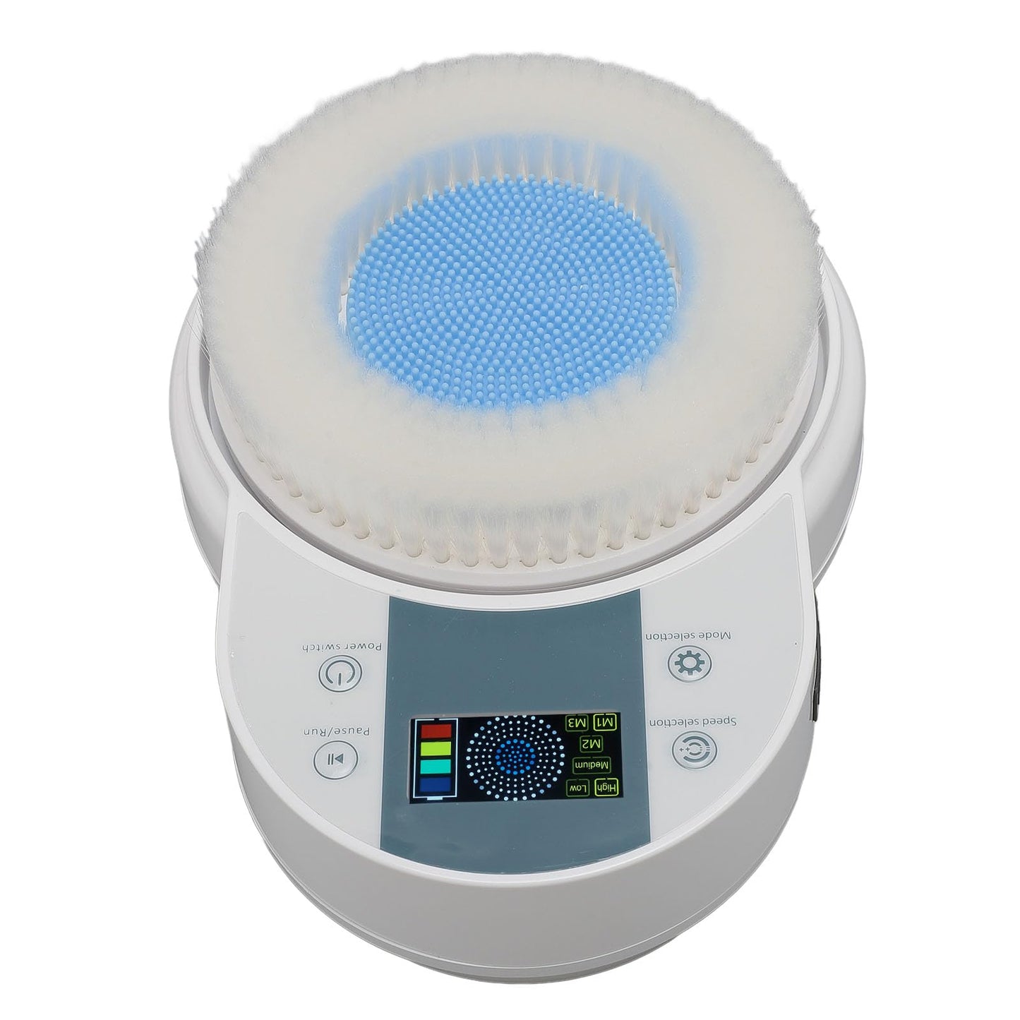 Electric Back Scrubber for Shower, Wall-Mounted 3-Speed Deep Cleansing Bath Brush with Auto Shut-Off & AI Chip, Compatible with US Plug Beauty and Personal Care Yosoo