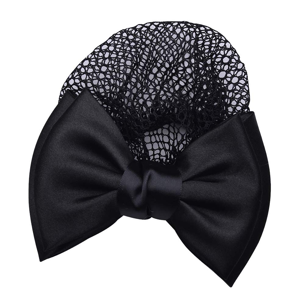 2 Pcs Bowknot Hair Snood Net Barrette Bun Cover Bow Hair Clip Xmas Gifts for Women Lady Beauty & Personal Care GSHLLO