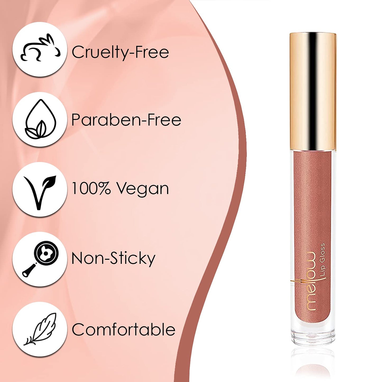 Mellow Cosmetics - Lip Gloss Beauty & Personal Care Mellow