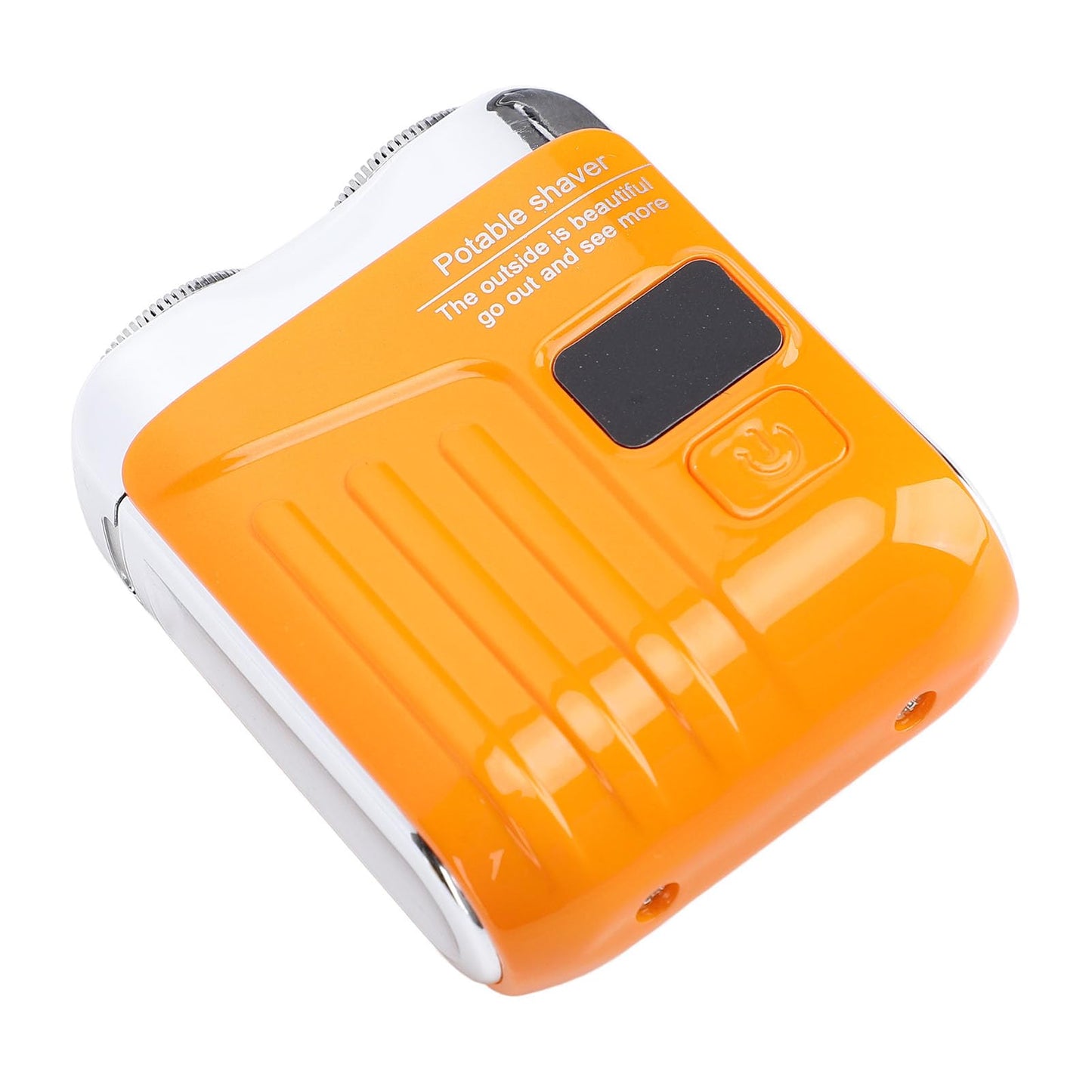 ZJchao Mini Rotary Beard Trimmer Power Display Washable Magnetic USB Rechargeable Mustache Trimmer Orange Beauty and Personal Care ZJchao