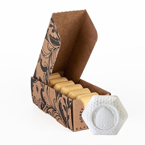 Baudelaire Honey Goat's Milk Guest Soap - 1.4 oz - Singles Pack Unwrapped, 6units/pack Beauty & Personal Care Baudelaire