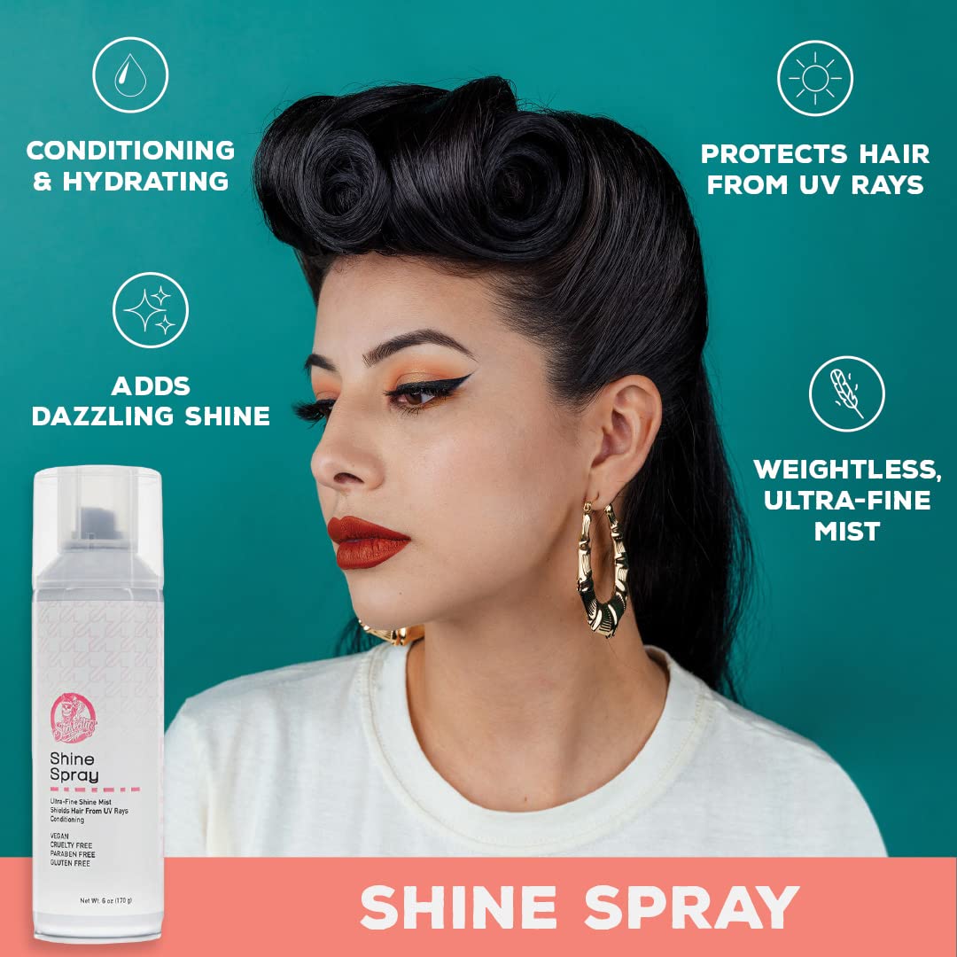 Suavecita Shine Spray. Cruelty-Free and Vegan Hydrating Finishing Shine Mist for Women with Dry, Fine, Thick or Frizzy Hair (6 ounce) Beauty & Personal Care Suavecito
