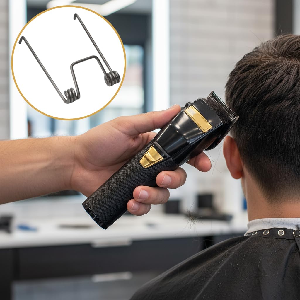 Hair Clipper Spring Tension - 10Pcs Steel Replacement for Babyliss FX870 Electric Trimmer, Hair Cutter Engraving Machine Repair Parts Beauty and Personal Care KH866