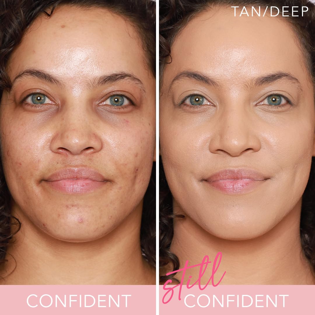 T.C.E This Covers Everything Super Coverage Serum Makeup with Peptides (Deep, One Size)