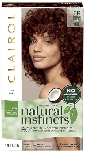 Clairol Natural Instincts Hair Color, [5R] Medium Auburn 1 Each (Pack of 6) Beauty & Personal Care Clairol
