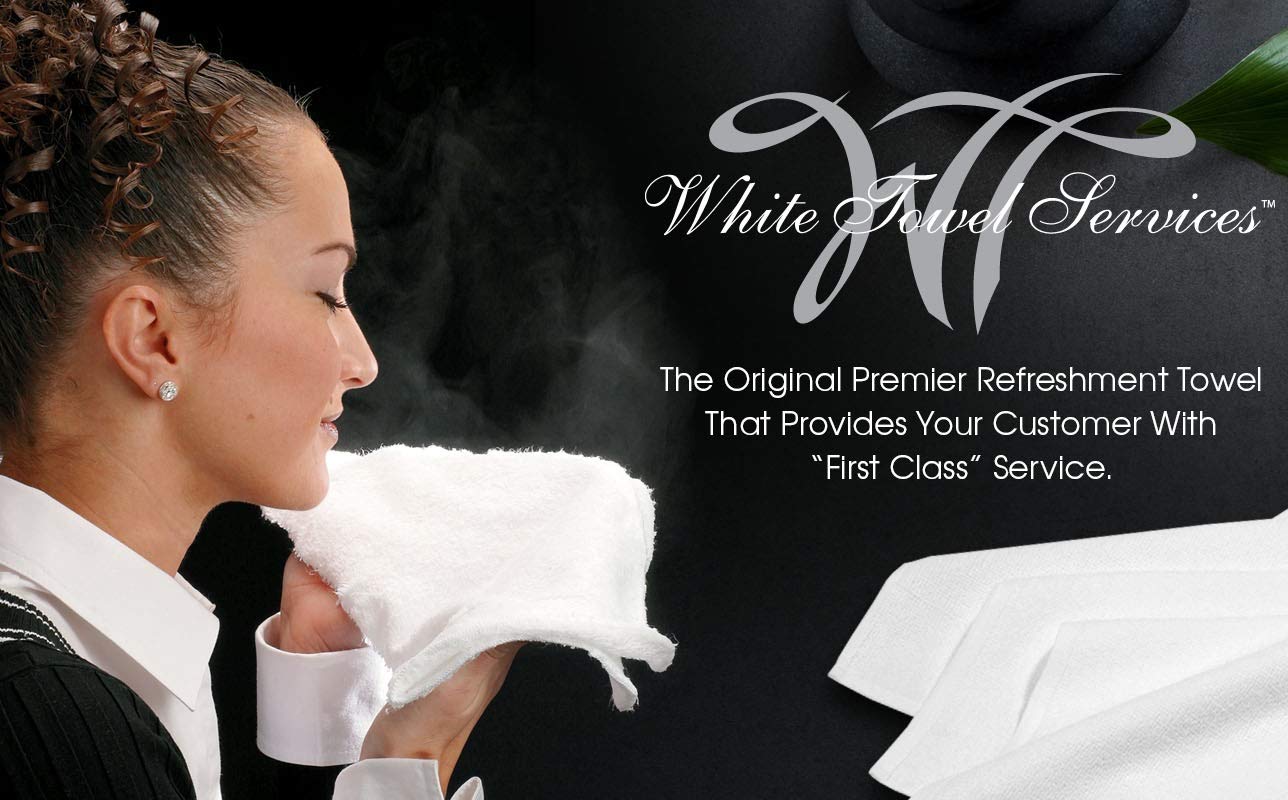 WT WHITE TOWEL SERVICES Disposable Towels - 500ct 8 x 8 inch pre-moistened 100% cotton (Unscented) Beauty & Personal Care WT WHITE TOWEL SERVICES