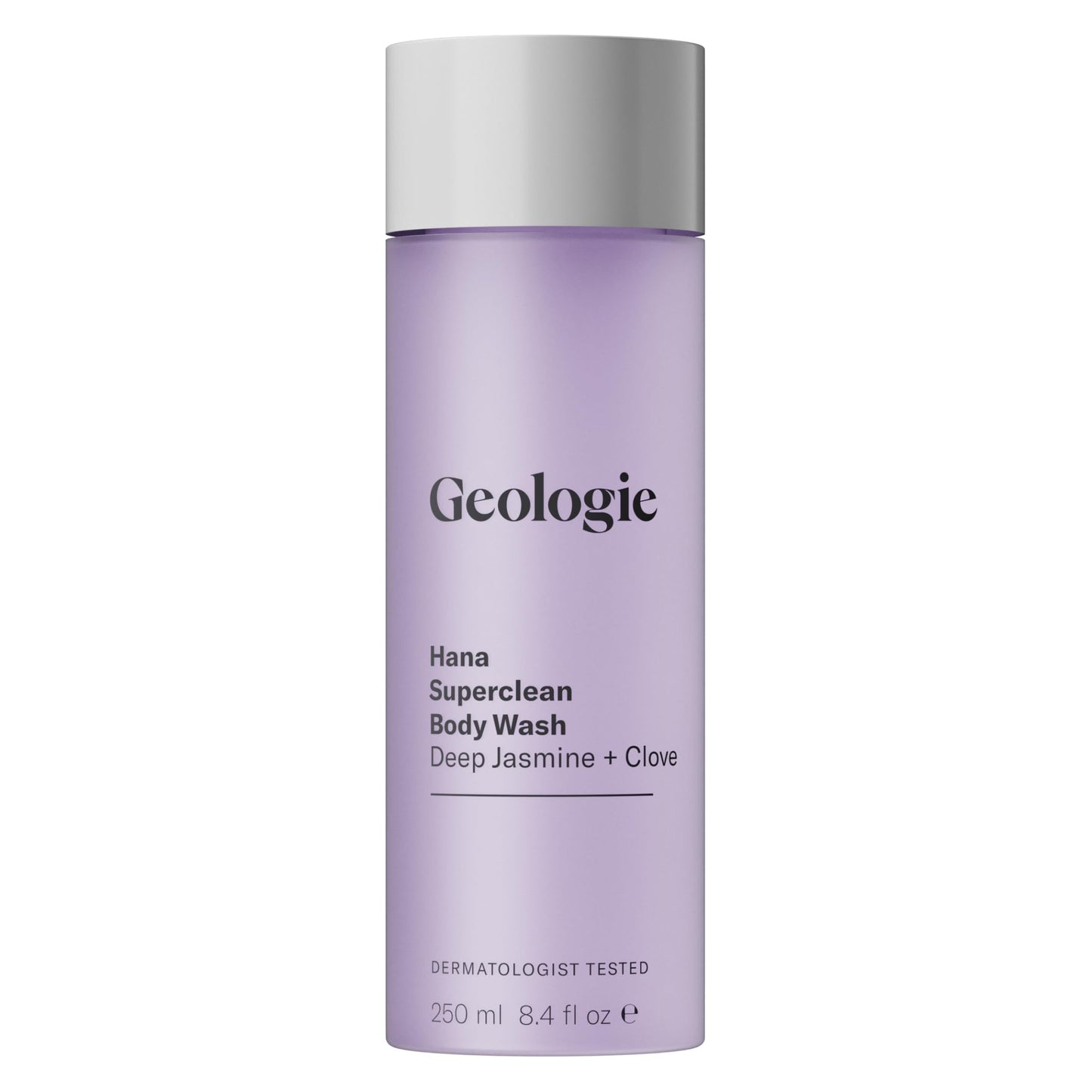 Geologie Hana Superclean Body Wash | Deep Cleansing Jasmine + Clove Shower Gel for Men & Women | All-Natural Clean & Hydrating Derm-Grade Formula | Beauty & Personal Care Geologie