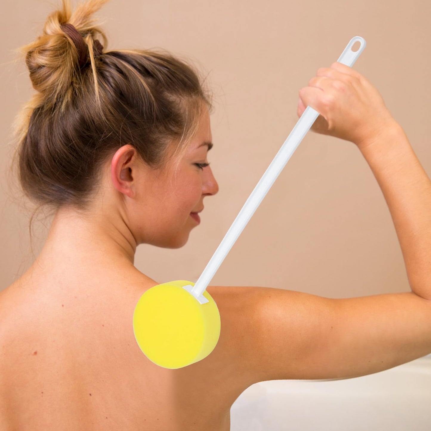 Ciieeo Long Handle Body Cleaning Brush 2pcs Set with Soft Bristles Exfoliating Shower Bath Scrubber for Deep Cleansing and Back Massage at Home Beauty and Personal Care Ciieeo
