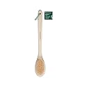 EcoTools Bath Bristle Brush, Bath Brush with Long Handle, Cleanse Back & Hard-to-Reach Areas, Eco Friendly Shower Brush for Exfoliating, Cruelty Free Beauty & Personal Care EcoTools
