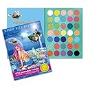 Rude Cosmetics Merfantasia 35 Eyeshadows Palette - Book 8 for Women - 1.34 oz Eye Shadow Beauty & Personal Care RUDE