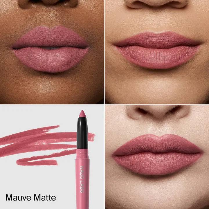 HAUS LABS BY LADY GAGA Le Monster Lip Crayon Mauve Matte & ENTEL Aloe vera Sheet Masque (BONUS) Beauty & Personal Care Haus Laboratories