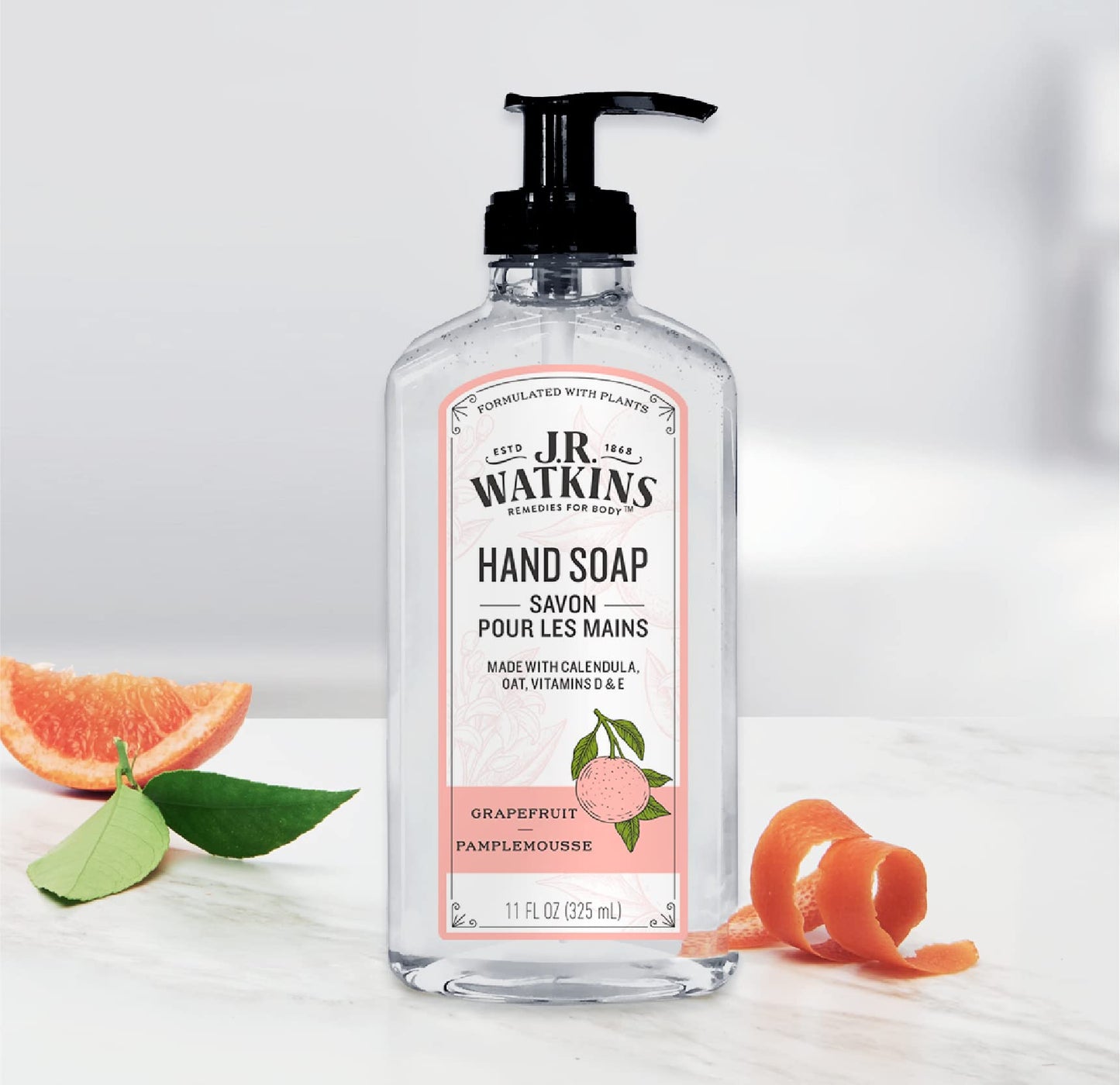J. R. Watkins Liquid Hand Soap - Grapefruit - 11 oz Beauty & Personal Care J.R. Watkins