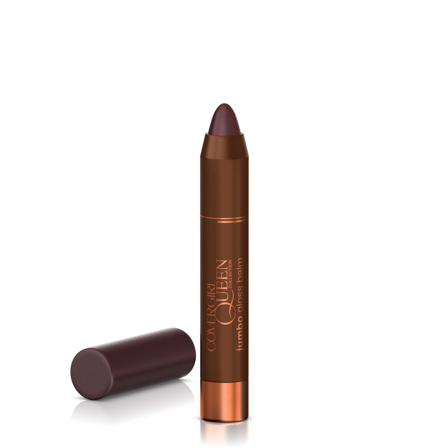 COVERGIRL Queen Jumbo Gloss Balm Silk Sienna Q870, .13 oz (packaging may vary) Beauty & Personal Care COVERGIRL
