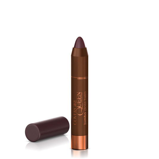 COVERGIRL Queen Jumbo Gloss Balm Silk Sienna Q870, .13 oz (packaging may vary) Beauty & Personal Care COVERGIRL