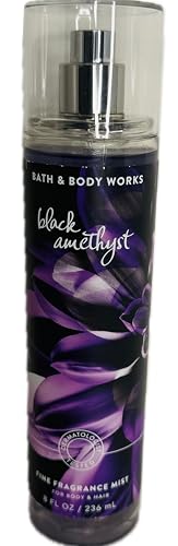 Bath & Body Works Black Amethyst Fine Fragrance Mist 8 oz, Peony & Amber Beauty & Personal Care Bath & Body Works