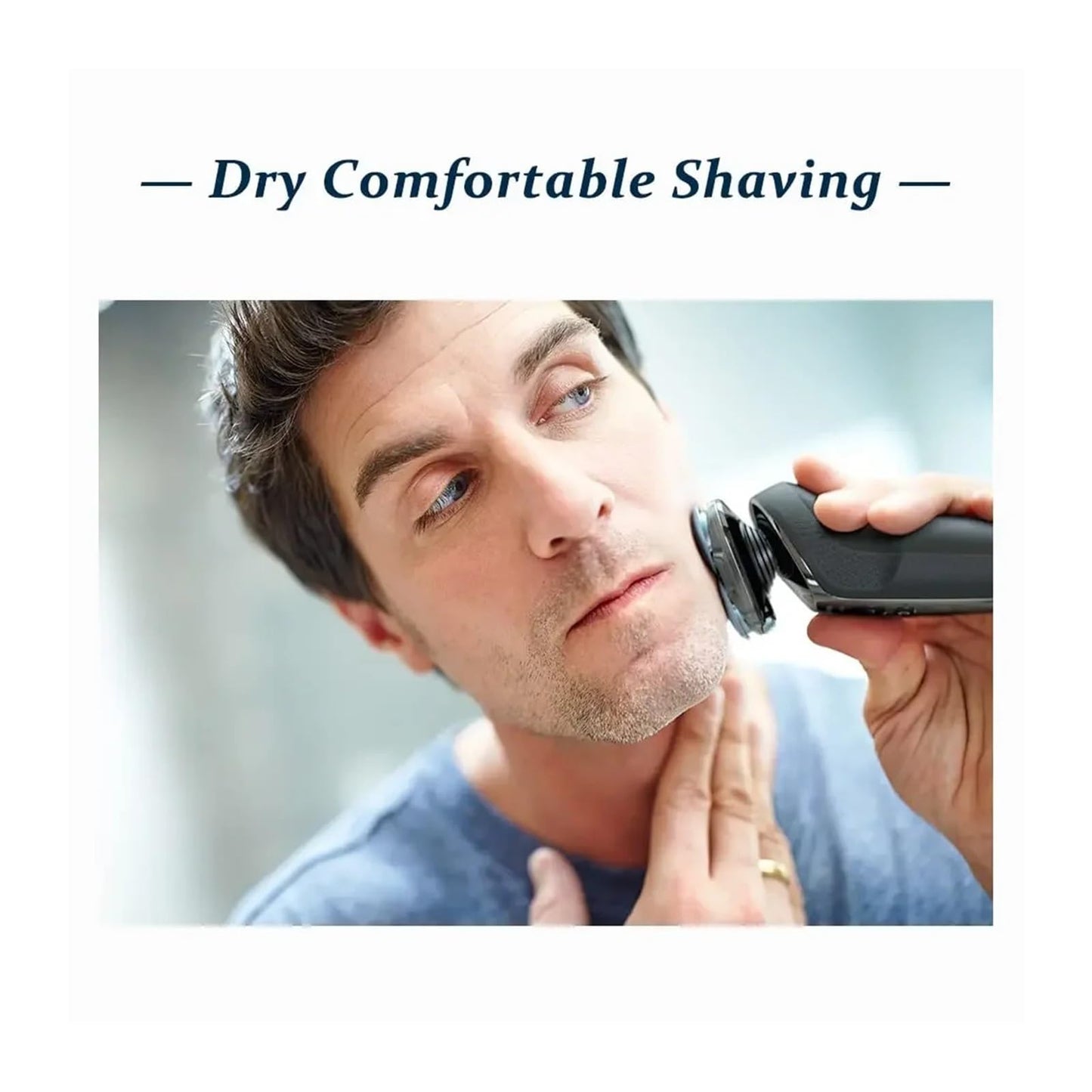 Compatible for ZOZEN?Electric Shaver Head Electric Razor Spare Replacement Blades Accessories Beard Trimmer Head(Head ZN3015 Blue) Beauty and Personal Care KNVZNWFF