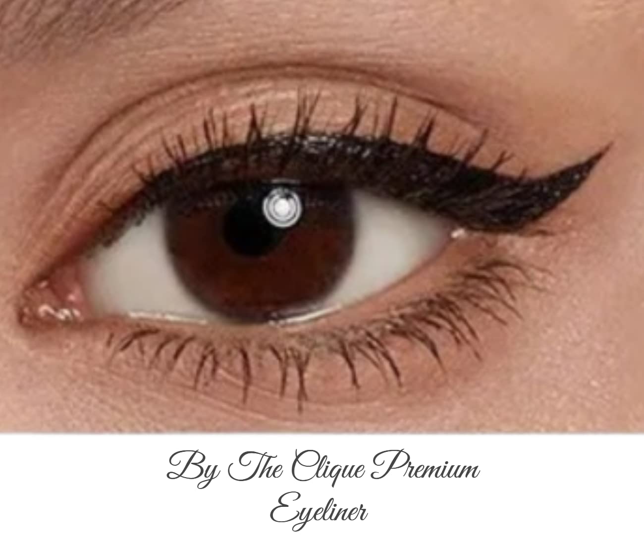 By The Clique Premium Waterproof Black Liquid Eyeliner | Smudge Proof - All Day Stay | Vegan, Gluten Free and Cruelty Free Beauty & Personal Care By The Clique
