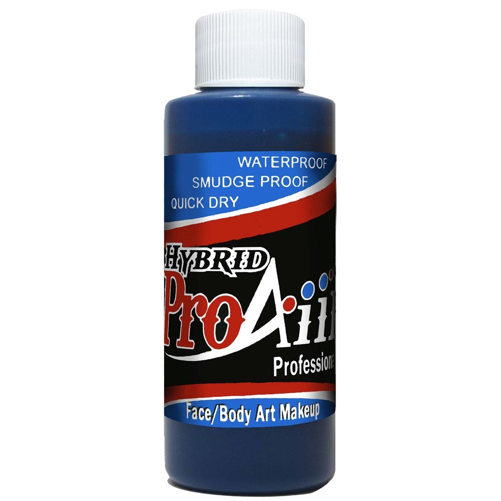 ProAiir Face and Body Painting Makeup - 2oz (60ml) Blue Beauty & Personal Care ShowOffs Body Art
