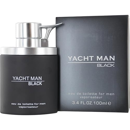 Myrurgia Yacht Man Black Eau de Toilette Spray for Men, 3.4 Ounce Beauty & Personal Care Myrurgia