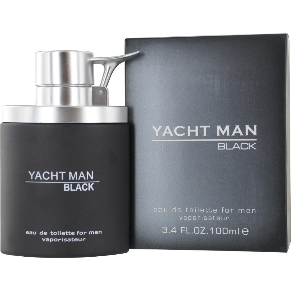 Myrurgia Yacht Man Black Eau de Toilette Spray for Men, 3.4 Ounce Beauty & Personal Care Myrurgia