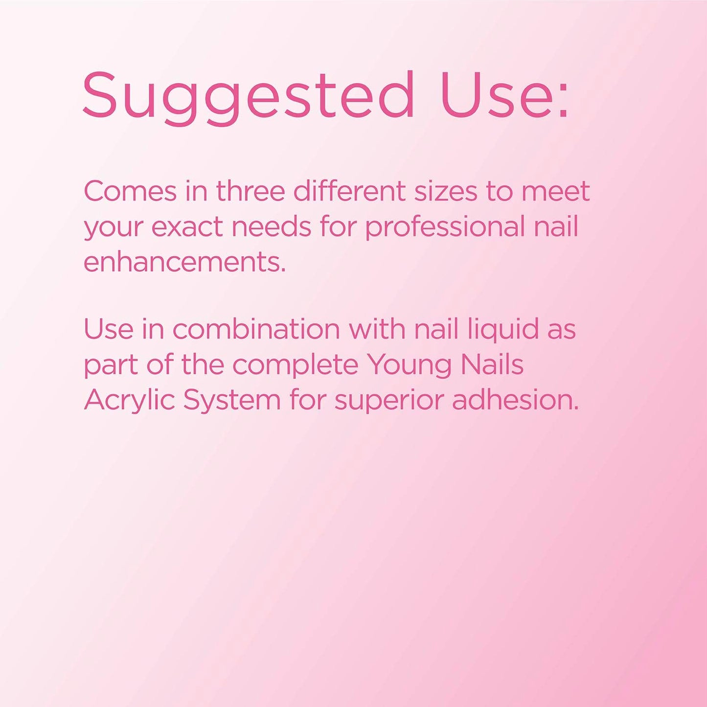 Young Nails Acrylic Core Powder - Self-Leveling Acrylic Nail Powder, Clear Nude Pink White Acrylic Powder for Nail Extenstion, Professional Grade Beauty & Personal Care Young Nails