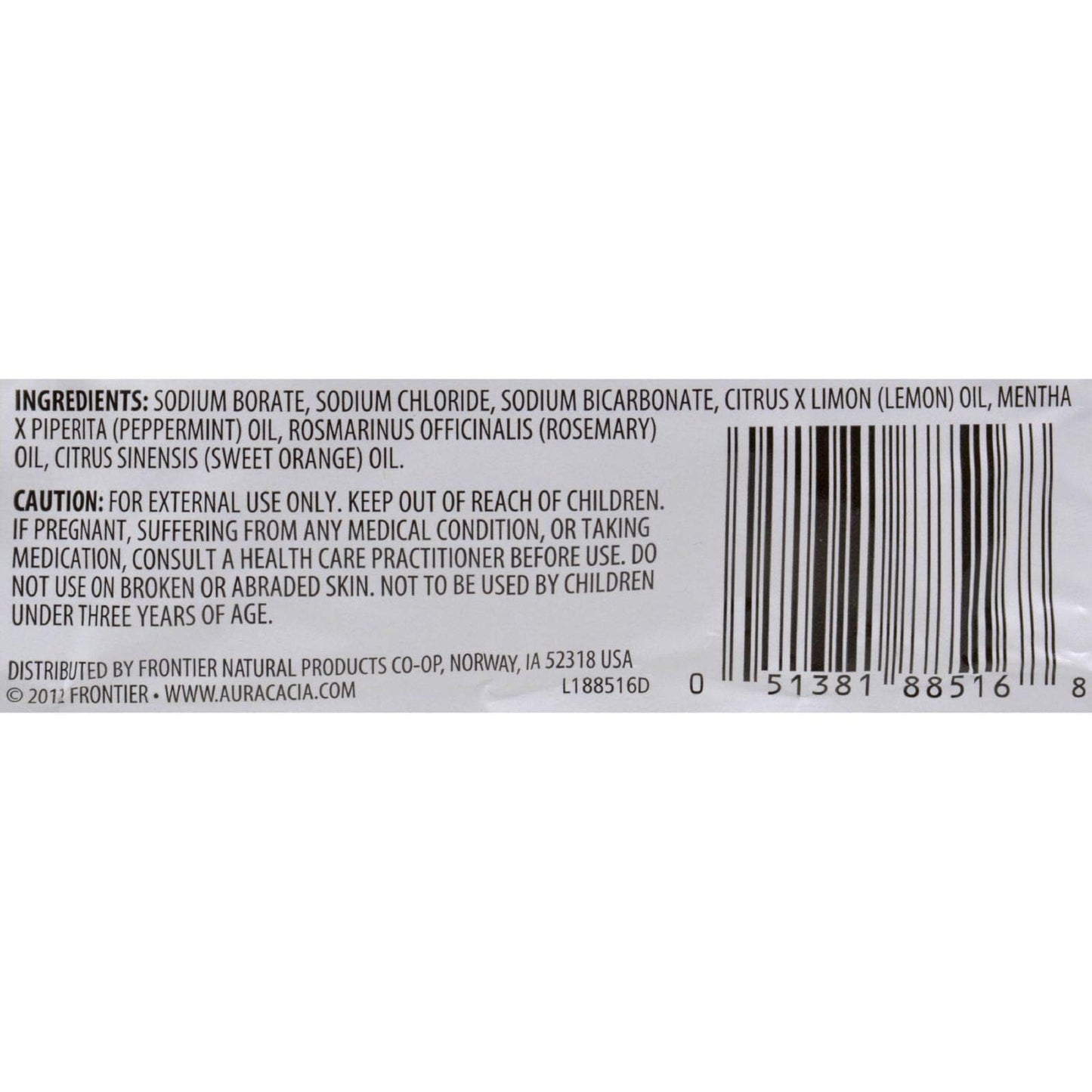 Aura Cacia Energize Aromatherapy Mineral Bath Salt, 2.5 Ounce - 6 per case.6 Beauty & Personal Care Aura Cacia